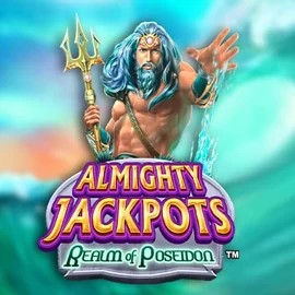 Enjoy Almighty Jackpots – Realm of Poseidon by Novomatic – logo hosted on llizarocasino.gr