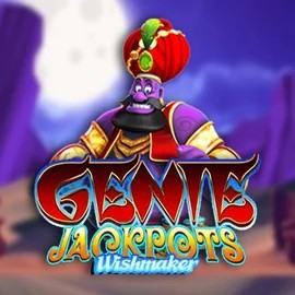 Genie Jackpots Wishmaker slot logo by Blueprint Gaming at Lizaro Casino