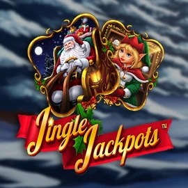 Jackpots logo of Jingle Jackpots from Dragon Gaming at Lizaro Casino