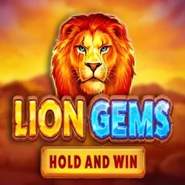 Enjoy Lion Gems Hold and Win by Playson – logo hosted on llizarocasino.gr