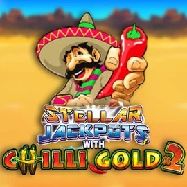 Stellar Jackpots with Chilli Gold x2 online game logo by Lightning Box Game on llizarocasino.gr