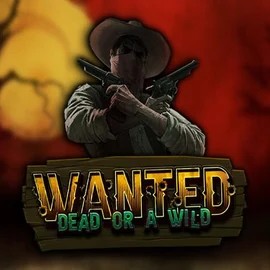 Wanted Dead or a Wild by Hacksaw Gaming, showcased at llizarocasino.gr – game logo